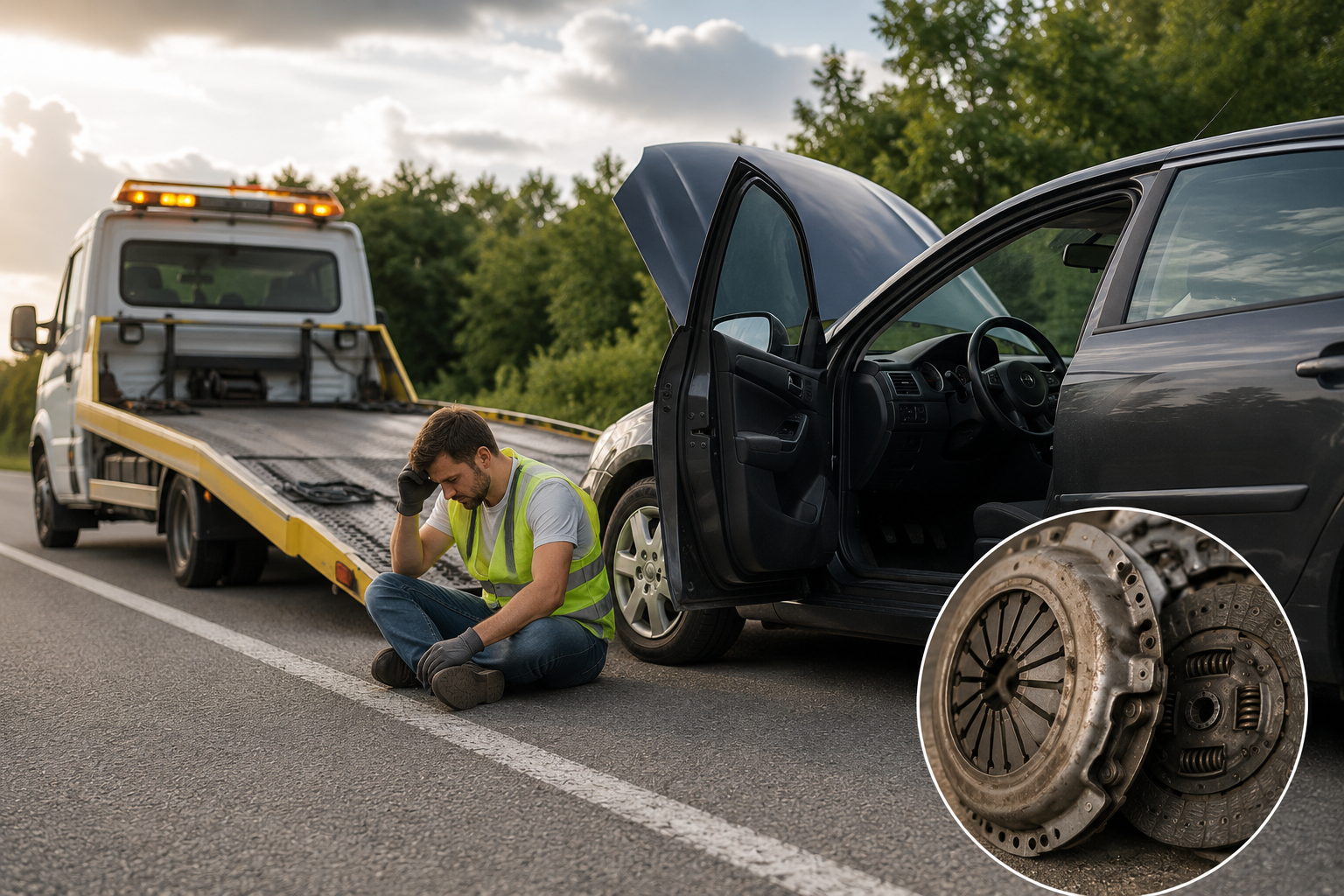 Te-a lasat ambreiajul? Solutii rapide de tractari auto